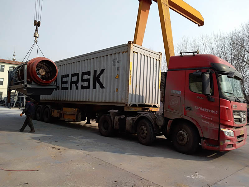 滾筒篩洗沙機械發往青島