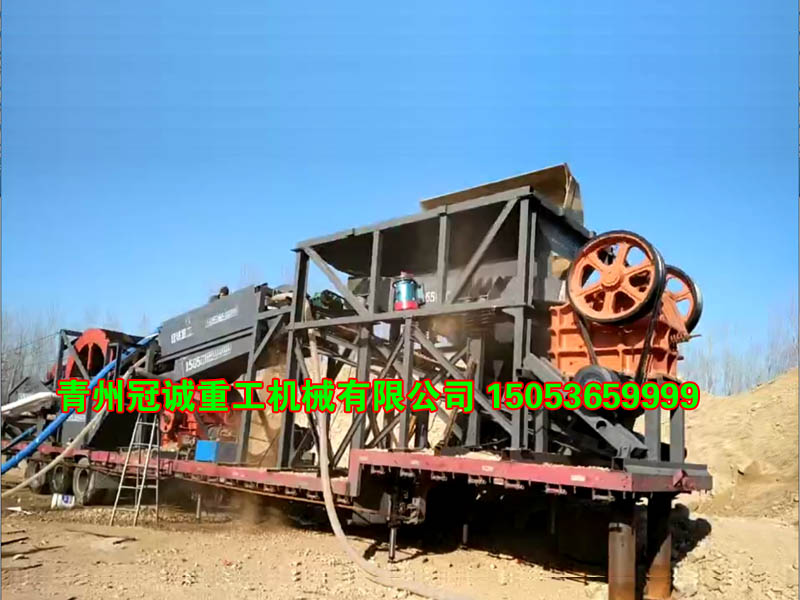 移動石料制砂洗沙設備